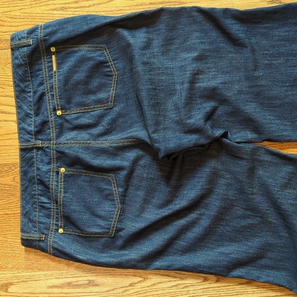 Michael Kors Dark Wash Denim Lightweight Jeans Size 14 - Picture 10 of 10